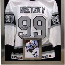 West Coast Authentic - Framed & Signed Gretzky Jersey