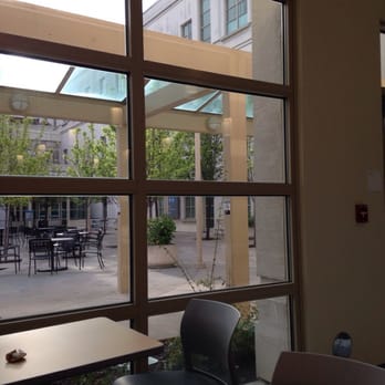 Cafeteria - Outdoor patio at the cafeteria. Don't even THINK OF SMOKING. - Cafes Near Me - Richmond, California
