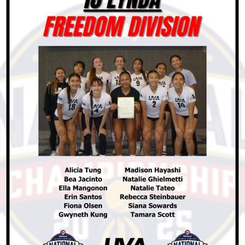 Union Volleyball Academy - UVA 16 Lynda qualified for Freedom Division at the 2025 USAV GJNC! - Amateur Sports Teams Near Me - Hayward, California Union Volleyball Academy - UVA 16 Lynda qualified for Freedom Division at the 2025 USAV GJNC! - Amateur Sports Teams Near Me - Hayward, California