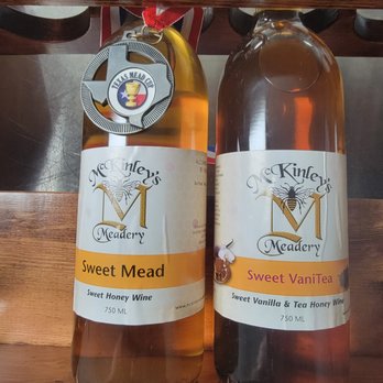 McKinley's Meadery - two bottles of sweet mead - Meaderies Near Me - Hebron, Ohio