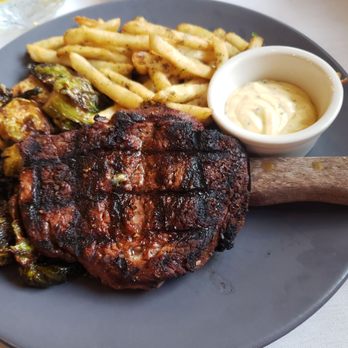 1852 on Austin - Filet with crisp Brussels and 1852 fries - Comfort Food Near Me - Jefferson, Texas 1852 on Austin - Filet with crisp Brussels and 1852 fries - Comfort Food Near Me - Jefferson, Texas