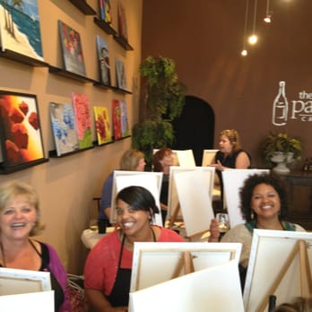 The Painted Cabernet - Fun at the Painted Cabernet - Birthday Celebration! - Paint & Sip Near Me - Santa Barbara, California