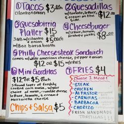 Adding a menu, as with all these food trucks, t is next to impossible to find a menu on line!