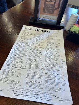Menu photo 1 Hood's BBQ Unionville, PA Menu photo 1 Hood's BBQ Unionville, PA