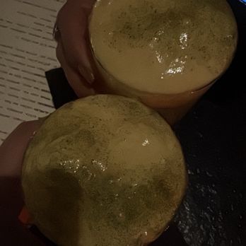 Viaje - Gelemo Malvado drink- Mezcal topped with peach foam‼ - Mexican Near Me - Long Beach, California