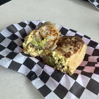 Stuffed - Bacon Guacamole Breakfast Burrito - Mexican Near Me - San Antonio, Texas Stuffed - Bacon Guacamole Breakfast Burrito - Mexican Near Me - San Antonio, Texas