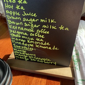 Kinya Ramen - Drink menu - Ramen Near Me - Meridian, Idaho
