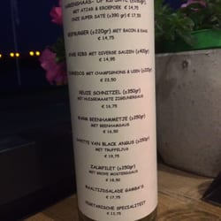 Grand Café De Parel - Een uitgebreide kaart. Voor elk wat wils.