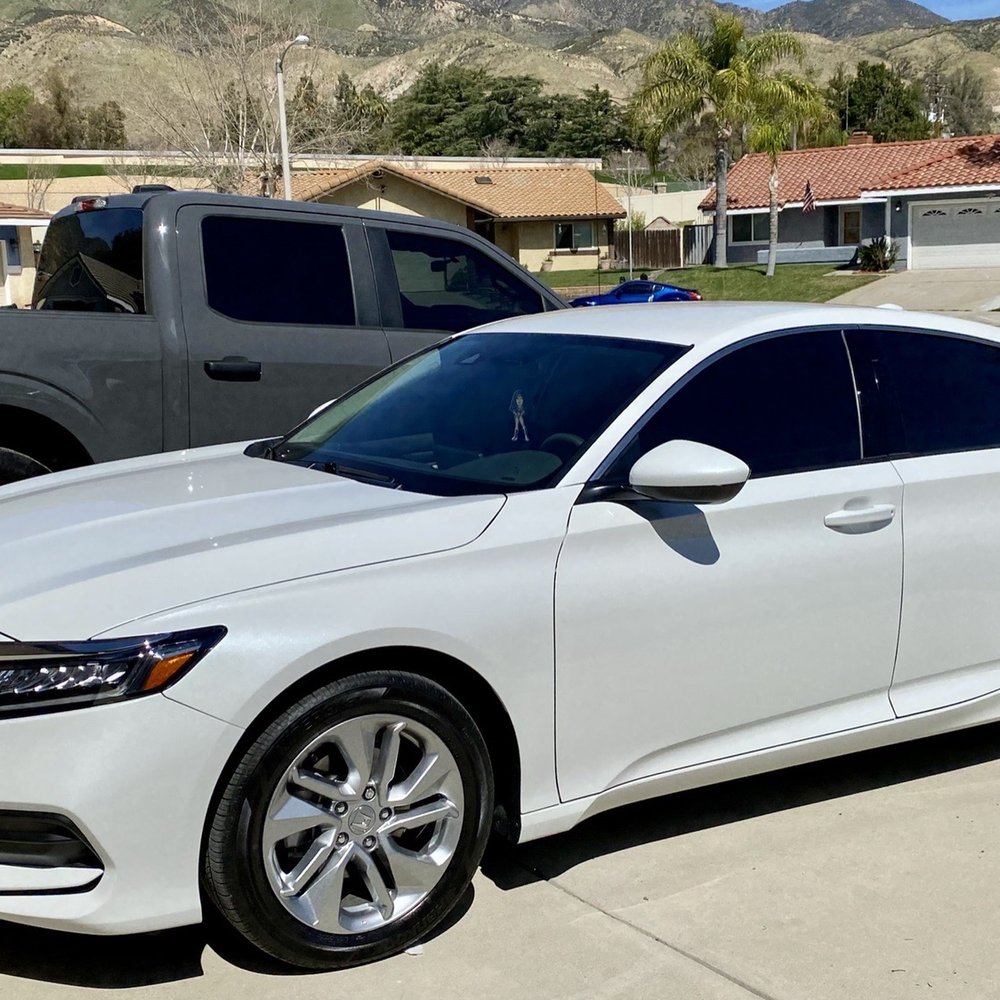 Prestige Window Tinting - 2021 Accord Limo tint in the rear, dark in the front. - Car Window Tinting Near Me - San Bernardino, California Prestige Window Tinting - 2021 Accord Limo tint in the rear, dark in the front. - Car Window Tinting Near Me - San Bernardino, California