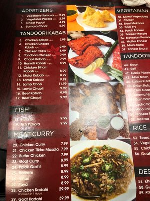 Menu photo 1 Tandoori Kabab Voorhees, NJ