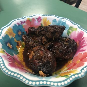 Carib Kitchen - Stewed Chicken, so rich and flavorful - Trinidadian Near Me - Alexander City, Alabama