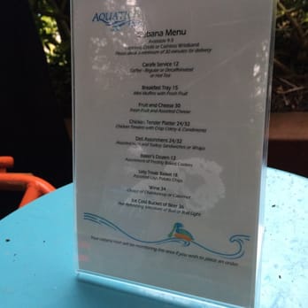 Aquatica Orlando - Cabana menu - Water Parks Near Me - Orlando, Florida Aquatica Orlando - Cabana menu - Water Parks Near Me - Orlando, Florida