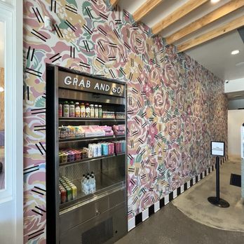 Alfred Coffee - Grab & Go fridge inside the shop - Coffee & Tea Near Me - Venice, California