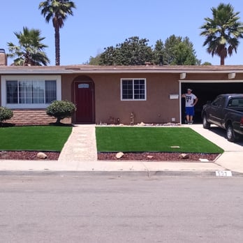 OmegaTurf - Our home after it was finished - Landscaping Near Me OmegaTurf - Our home after it was finished - Landscaping Near Me