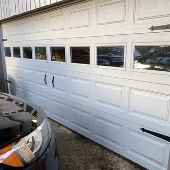 Meadows Garage Door Repair & Installation - Before garage door panels - Garage Door Services Near Me - Roanoke, Texas