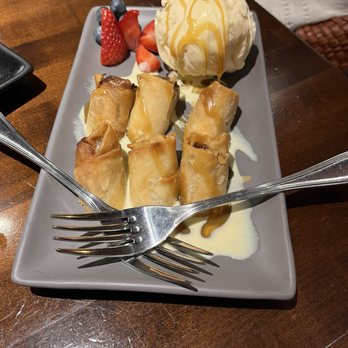 P.F. Chang's - Banana spring roll dessert - Chinese Near Me - Troy, Michigan P.F. Chang's - Banana spring roll dessert - Chinese Near Me - Troy, Michigan