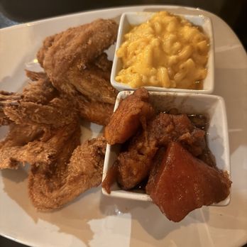Charm And Manners - Fried wing dinner. - Lounges Near Me - Portsmouth, Virginia