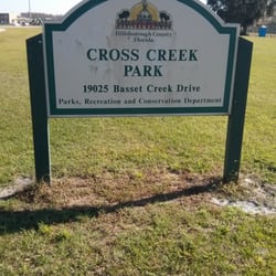Cross Creek Park - The sign