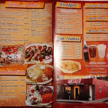 El Amigo #3 - Menu - Mexican Near Me - Redondo Beach, California