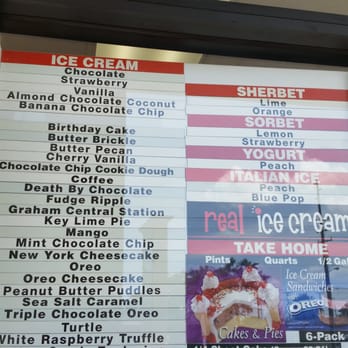 Bruster's Real Ice Cream - Menu - Ice Cream & Frozen Yogurt Near Me - Cypress, California