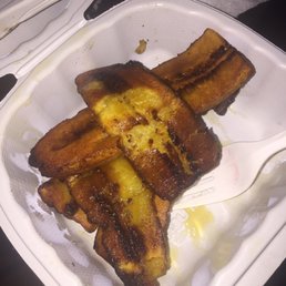 Side of fried plantains, good but I do prefer them to be more ripe. I ate some..