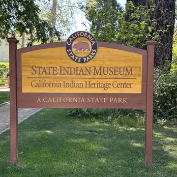 State Indian Museum - monument sign - Museums Near Me - Sacramento, California