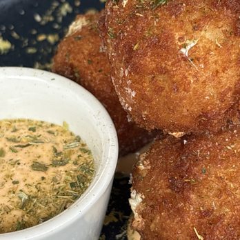 Dram Yard - Chicken Croquettes - New American Near Me - Wilmington, North Carolina