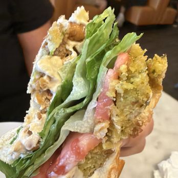 Beacon Bread Company - Falafel Burger (v) - Breakfast & Brunch Near Me - Beacon, New York