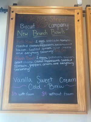 Menu photo 1 Maple Street Biscuit Company Chesterfield, VA Menu photo 1 Maple Street Biscuit Company Chesterfield, VA