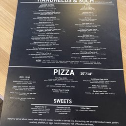 Menu Menu