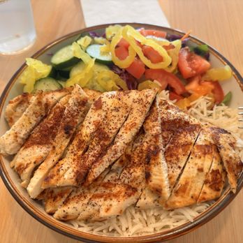 Crest Cafe - Bowl. This was a build your own. But since this first time I've been getting the Mediterranean Bowl which is fantastic!! - Mediterranean Near Me - Elk Grove, California Crest Cafe - Bowl. This was a build your own. But since this first time I've been getting the Mediterranean Bowl which is fantastic!! - Mediterranean Near Me - Elk Grove, California