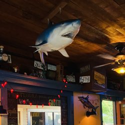 Sharky's Cantina - Bone in wings with the " hottest sauce".. not hot at all, has to ask for extra hot sauce. Atmosphere and service was nice as always.