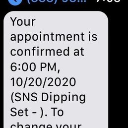 Appointment confirmation Appointment confirmation
