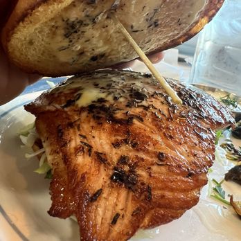 Lure Fish House - Spicy Salmon sandwich - Seafood Near Me - Porter Ranch, California
