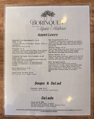 Menu photo 2 Borinquen Bar & Grill Stafford, VA Menu photo 2 Borinquen Bar & Grill Stafford, VA