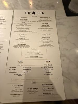 Menu photo 6 The Lick Charleston, SC
