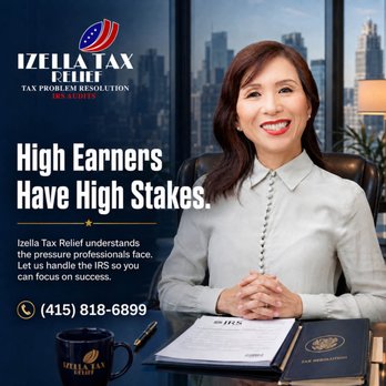 Izella Tax Relief - Get help in Daly City if you've received an IRS Final Notice. Izella Tax Relief provides expert guidance to stop collections and resolve you - Tax Services Near Me - Daly City, California Izella Tax Relief - Get help in Daly City if you've received an IRS Final Notice. Izella Tax Relief provides expert guidance to stop collections and resolve you - Tax Services Near Me - Daly City, California