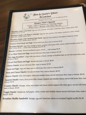 Menu photo 4 Tom & Suzie's Diner Holbrook, AZ Menu photo 4 Tom & Suzie's Diner Holbrook, AZ