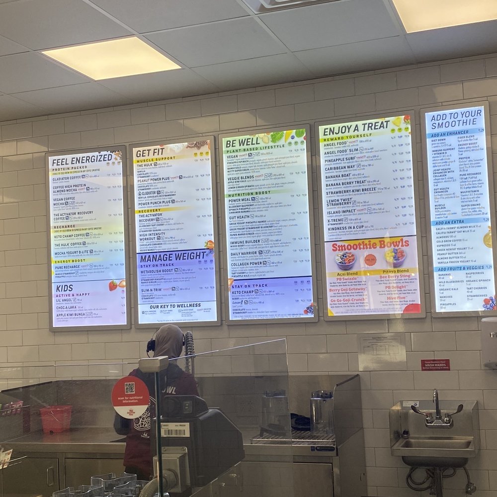 Smoothie King - menus on the wall - Juice Bars & Smoothies Near Me - Jenkintown, Pennsylvania Smoothie King - menus on the wall - Juice Bars & Smoothies Near Me - Jenkintown, Pennsylvania
