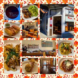 Montage of images from Fiore Caffe