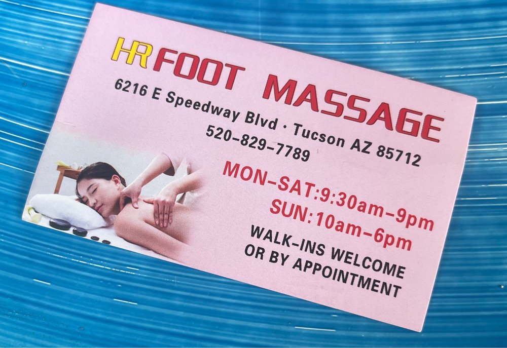 HR Foot Massage, Tucson Roadtrippers