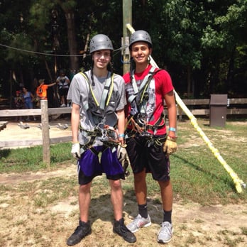 Sun Outdoors Frontier Town - The boys enjoying their ziplining adventure!! - Campgrounds Near Me - Berlin, Maryland Sun Outdoors Frontier Town - The boys enjoying their ziplining adventure!! - Campgrounds Near Me - Berlin, Maryland