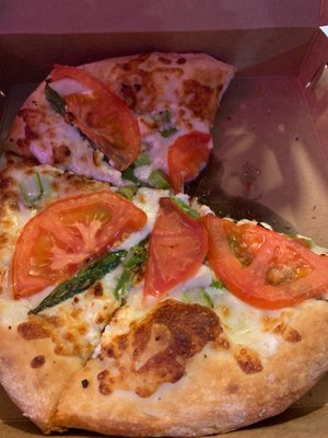 Asparagus Pizza by null