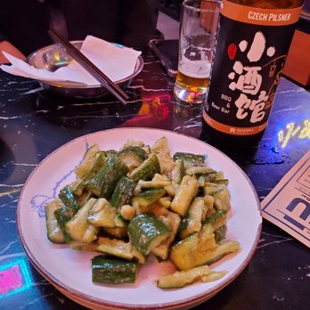 Tasty BBQ & Beer Bar - Cold cucumber appetizer - Chinese Near Me - Richmond, British Columbia Tasty BBQ & Beer Bar - Cold cucumber appetizer - Chinese Near Me - Richmond, British Columbia