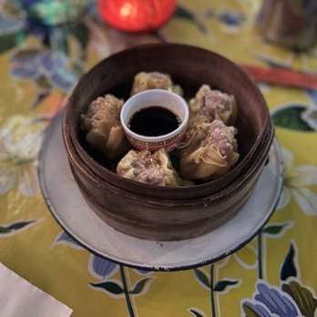 Glai Baan - kanom jeep: pork dumplings, scallion, ginger + ginger soy sauce= $12 - Thai Near Me - Phoenix, Arizona