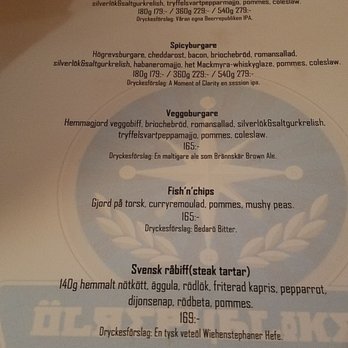 Ölrepubliken - Menu - Bars Near Me - Göteborg, O