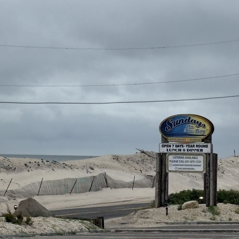 Sundays On The Bay - Sign - Seafood Near Me - Hampton Bays, New York Sundays On The Bay - Sign - Seafood Near Me - Hampton Bays, New York