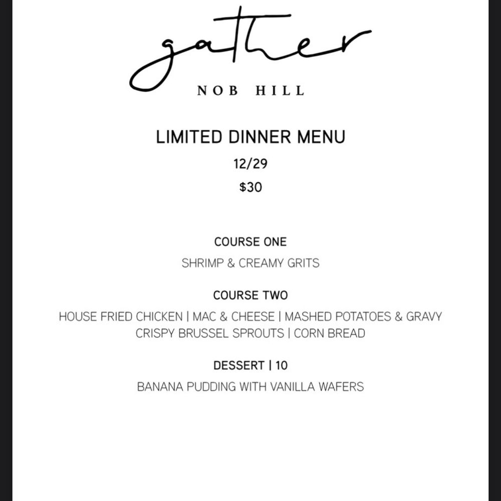 Gather - Nob Hill - Limited dinner menu 12/19/22. - Cocktail Bars Near Me - Albuquerque, New Mexico