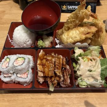 Ocean Fish Sushi & Grill - 3-Items Bento Dinner Combo - Japanese Near Me - Pacifica, California Ocean Fish Sushi & Grill - 3-Items Bento Dinner Combo - Japanese Near Me - Pacifica, California