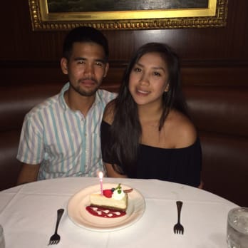 Hy's Steak House - Complementary cheesecake to celebrate our anniversary. Thanks Hy's! - Steakhouses Near Me - Honolulu, Hawaii